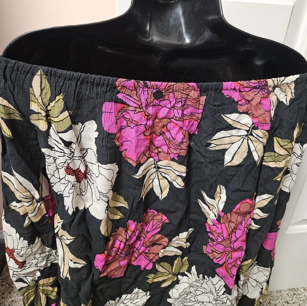 Billabong Off the Shoulder Top - Picture 9 of 11